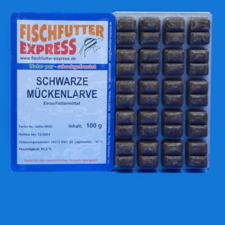 Schwarze Mückenlarven 100g - Blister-0