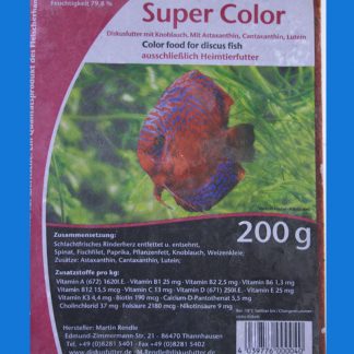 Diskusfutter - SV 2000 Super Color 20 x 200g - Frostfutter-0