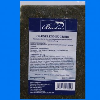Diskusfutter - Benkers Garnelenmix grob 200g - Frostfutter-0