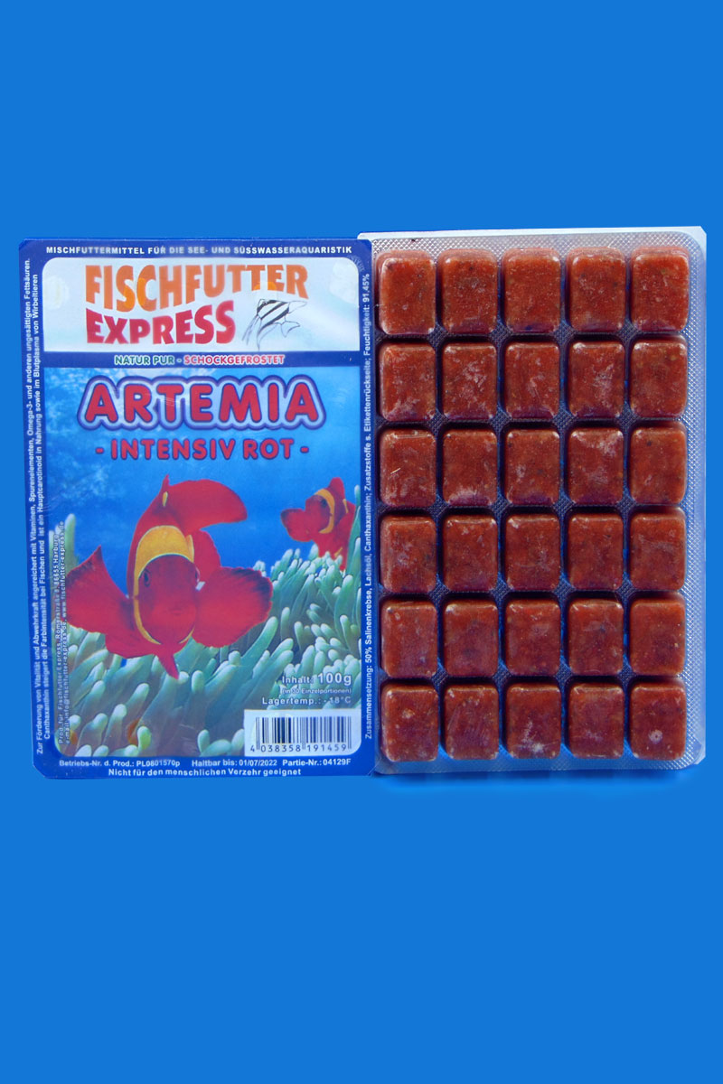 Artemia intensiv rot 100g - Blister-887