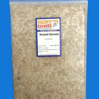 Fischfutter Kristall Garnele Flachtafel