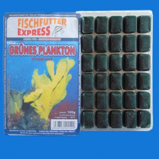 Gruenes Plankton Blister Fischfutter
